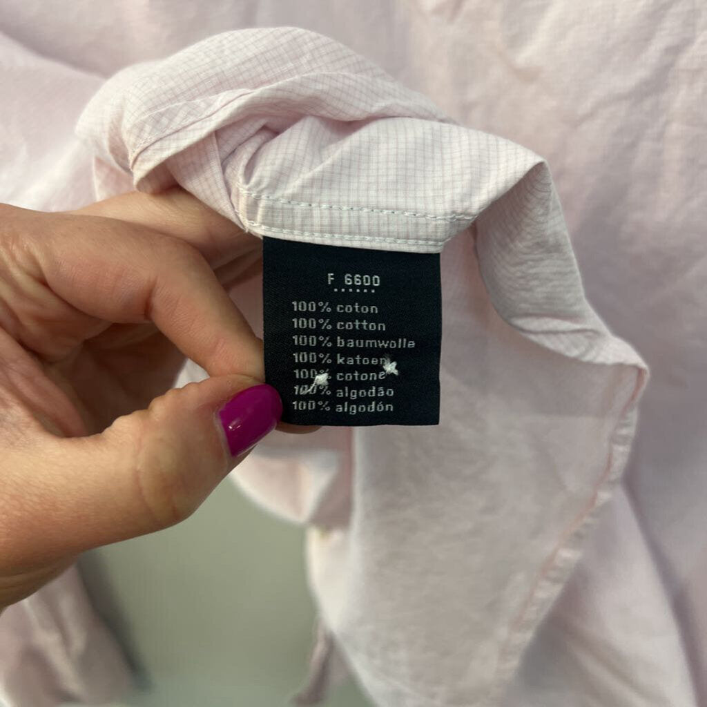 Lacoste Pink Long Sleeve Button Down Top 43