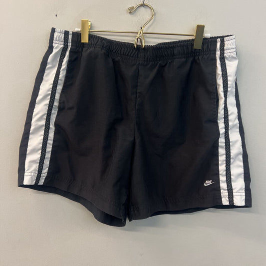Nike Black/ White Long Athletic Shorts Large