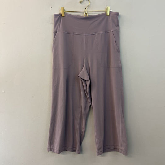 Lululemon Purple Cropped Wide Leg Leggings 12