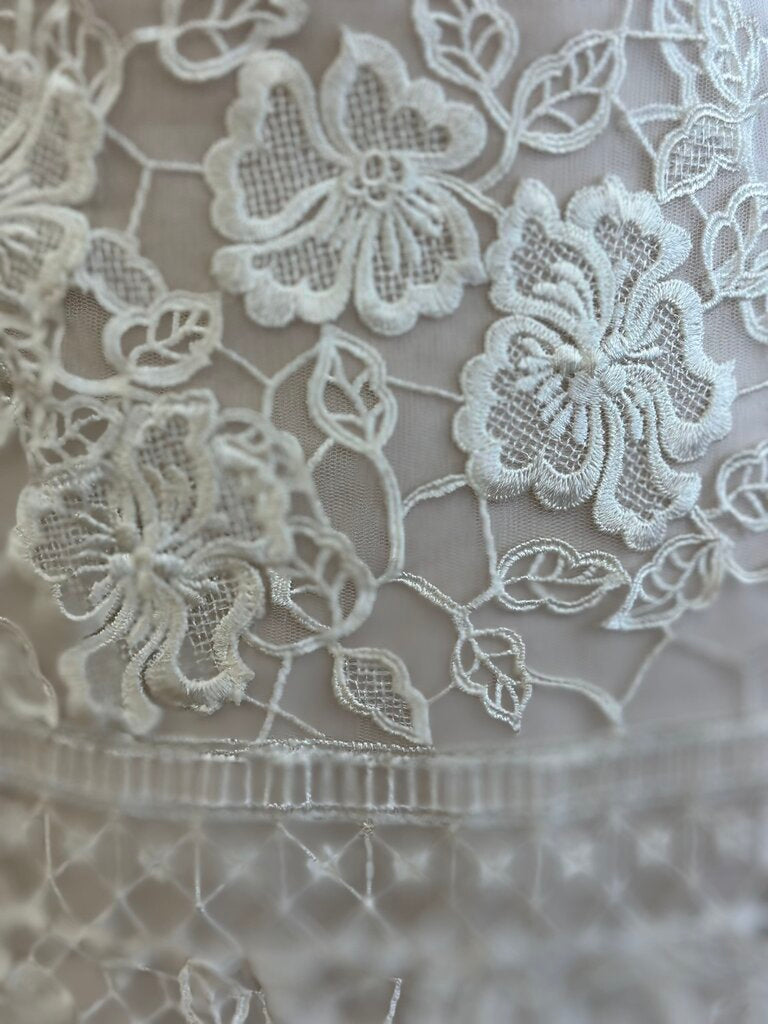Maggie Sottero Key Hole Back Lace Dress 12
