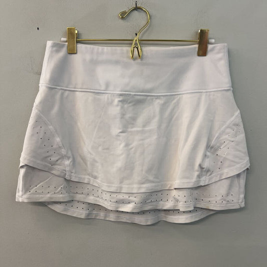 Athleta White Athletic Skort Small