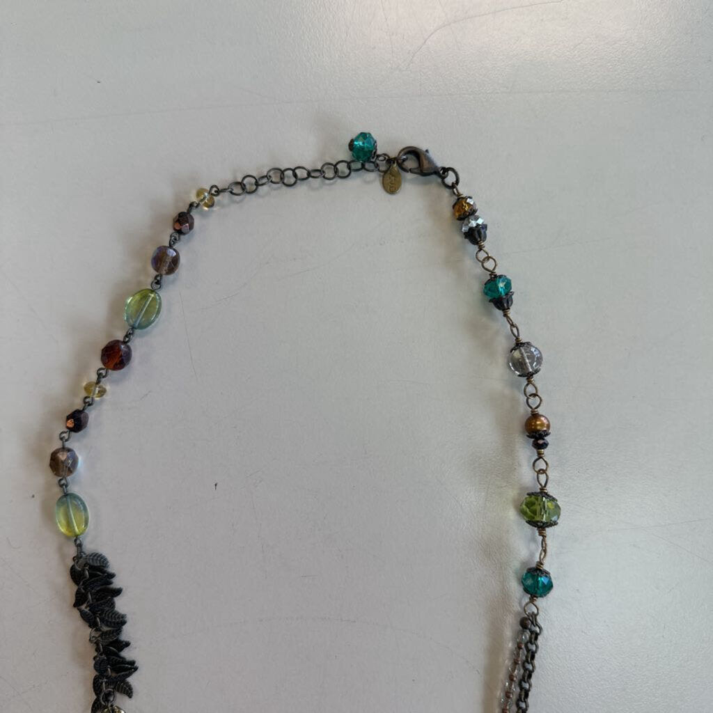 Anne Vaughan Multi Colored Stone Necklace