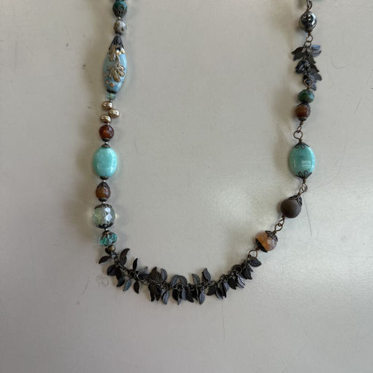 Anne Vaughan Long Stone Necklace