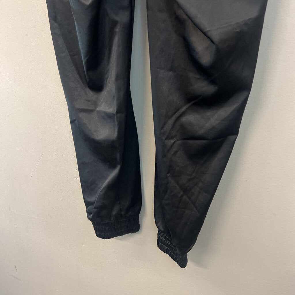 Nike Black Shiny Jogger Pants Small