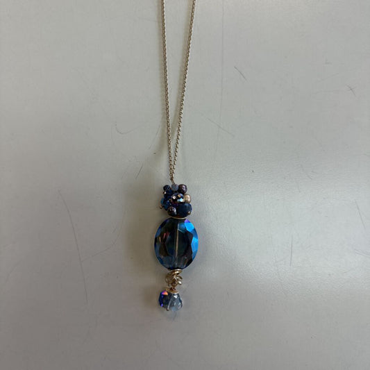 Anne Vaughan Long Stone Pendant Necklace