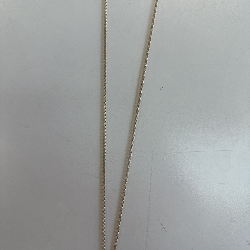 Anne Vaughan Long Stone Pendant Necklace