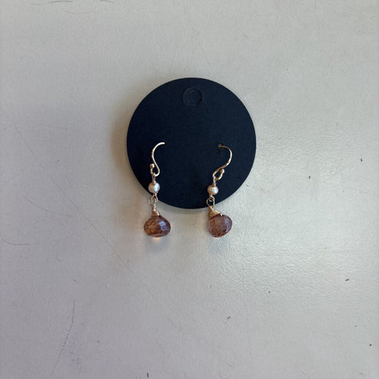 Anne Vaughan Pink Bead Earrings
