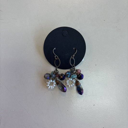 Anne Vaughan Cluster Drop Earrings