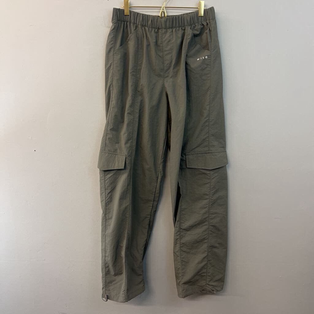 Wilo Green Cargo Pull On Pants Small