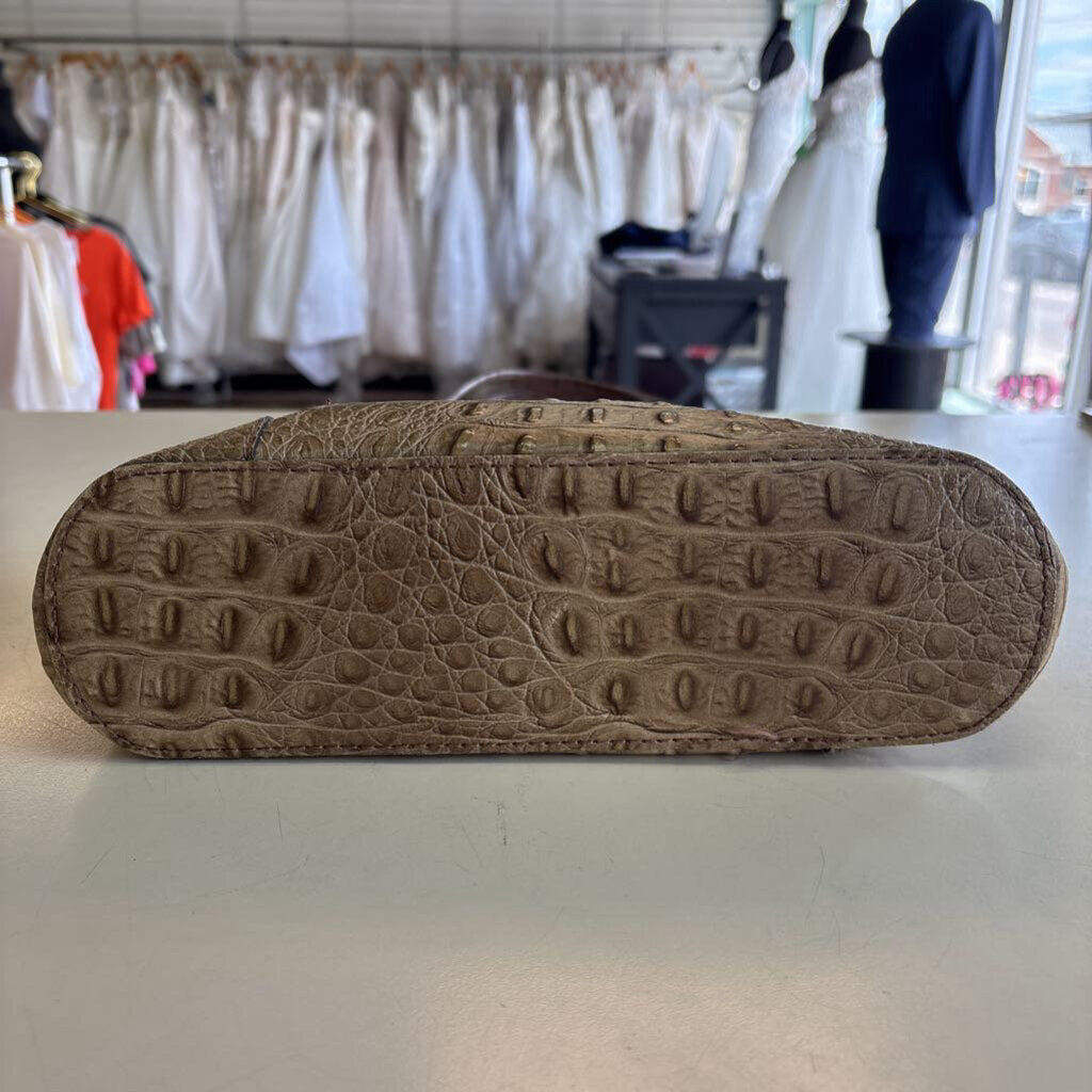 Borse in Pelle Light Brown Crocodile Leather Purse