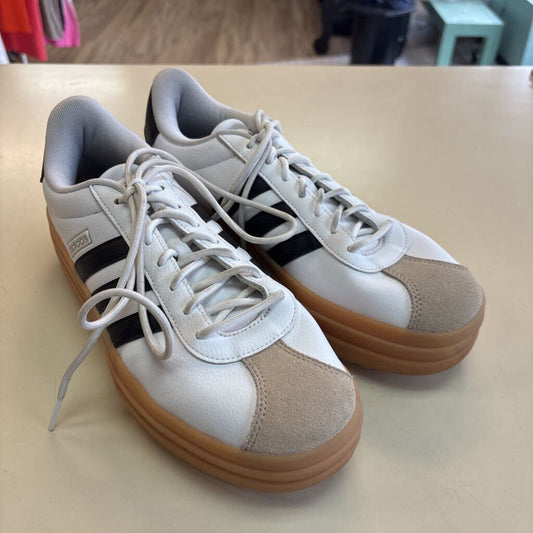 Adidas White/ Black VL Court Bold Platform Sneakers 9.5