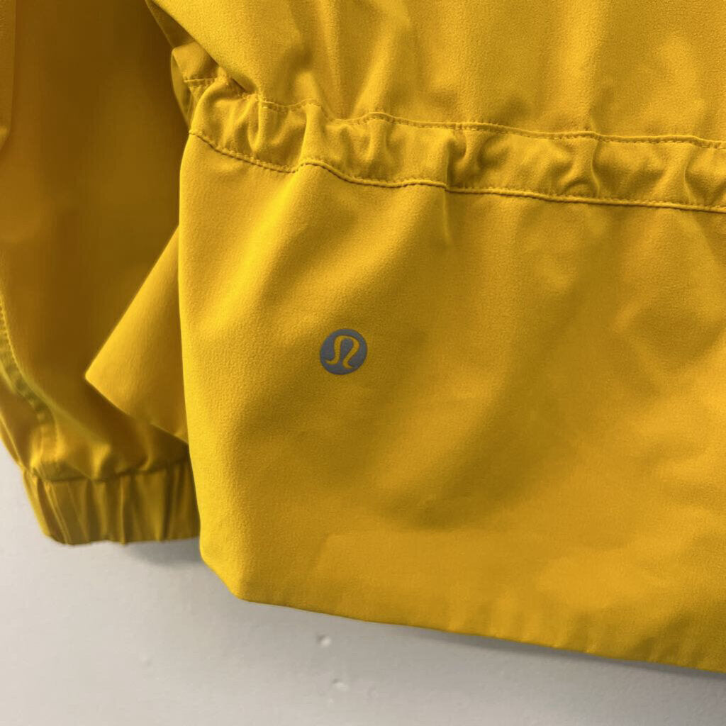 Lululemon Yellow Pack It Up Zip Up Hooded Jacket 2
