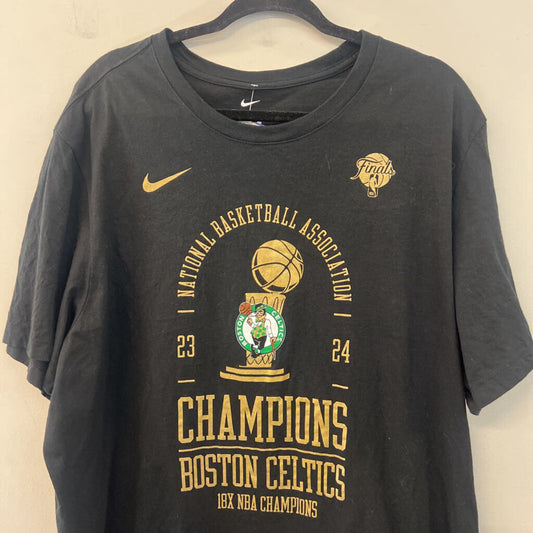 Nike Black/ Multi Boston Celtics Short Sleeve Graphic Tee XXL