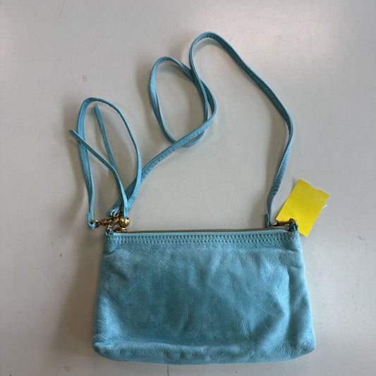 Hobo Blue Leather Darcy Crossbody Purse
