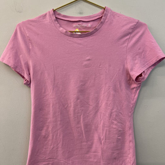 Abercrombie and Fitch Pink Short Sleeve Top Medium