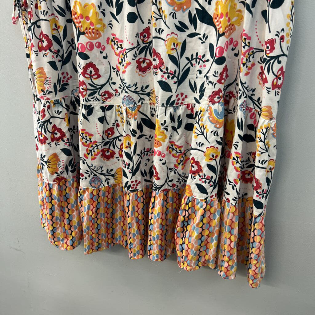 Angie Multi Printed Flowy Dress 2X