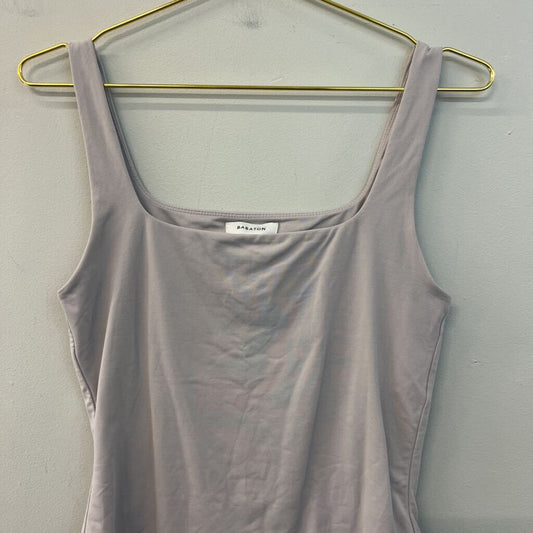 Babaton Grey Tank Bodysuit Large