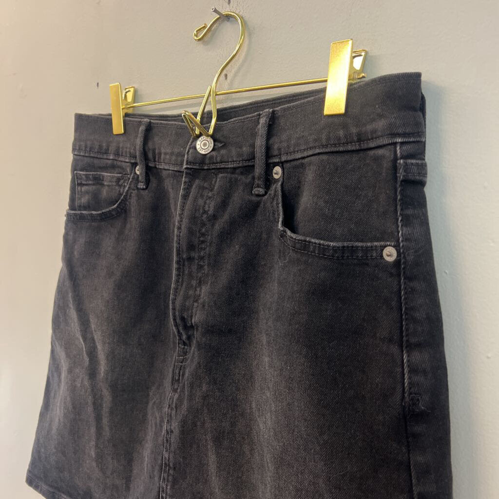 Gap Black Icon Denim Skirt 29