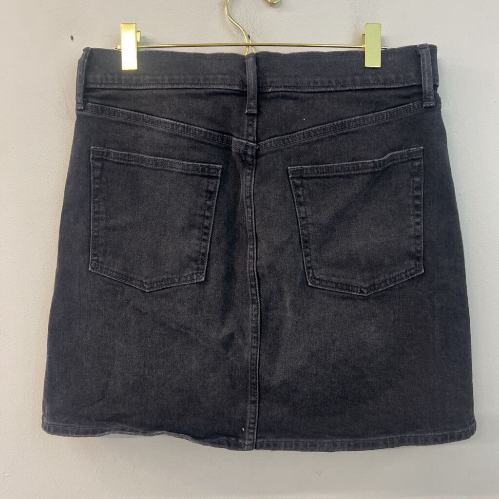 Gap Black Icon Denim Skirt 29