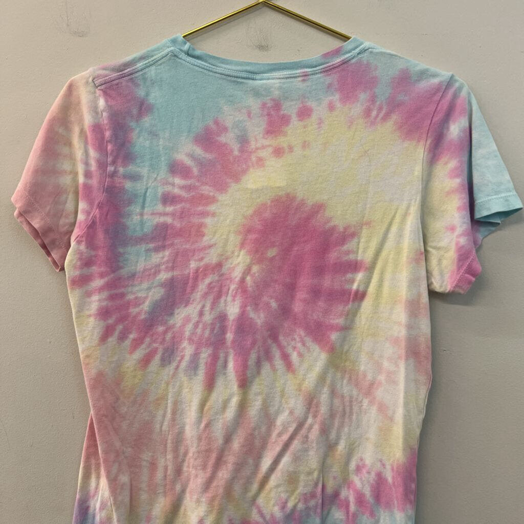 Multi Tie Dye Panic At The Disco Short Sleeve Graphic Tee Small