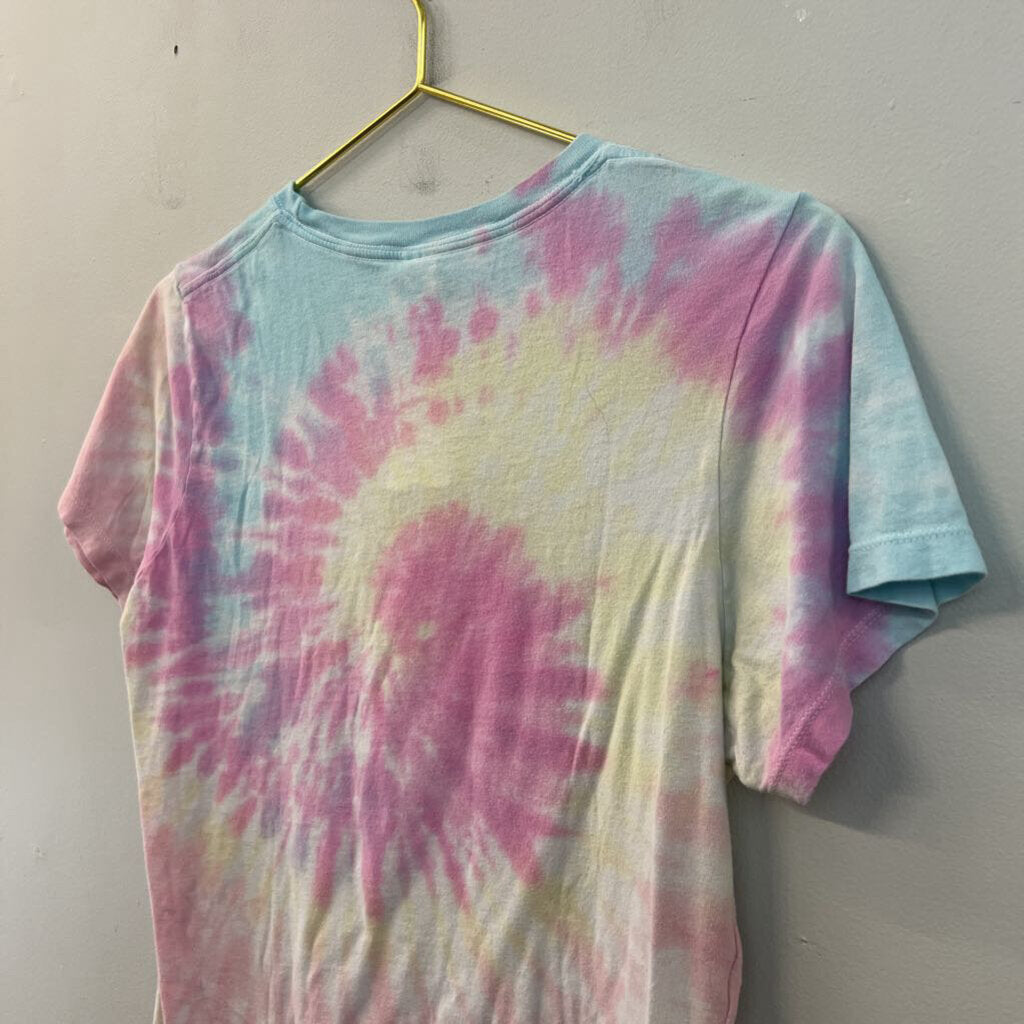 Multi Tie Dye Panic At The Disco Short Sleeve Graphic Tee Small