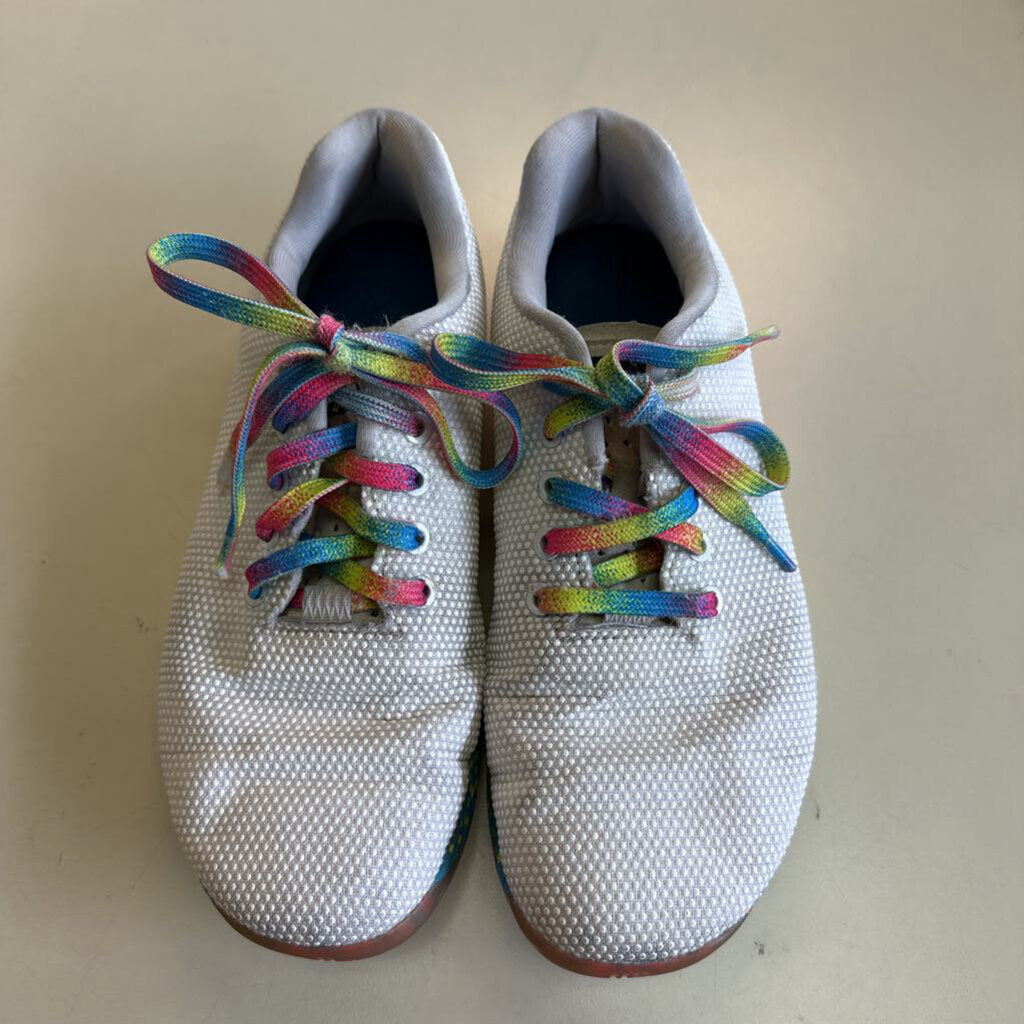 No Bull White/ Multi Neon Super Fabric Sneakers 10