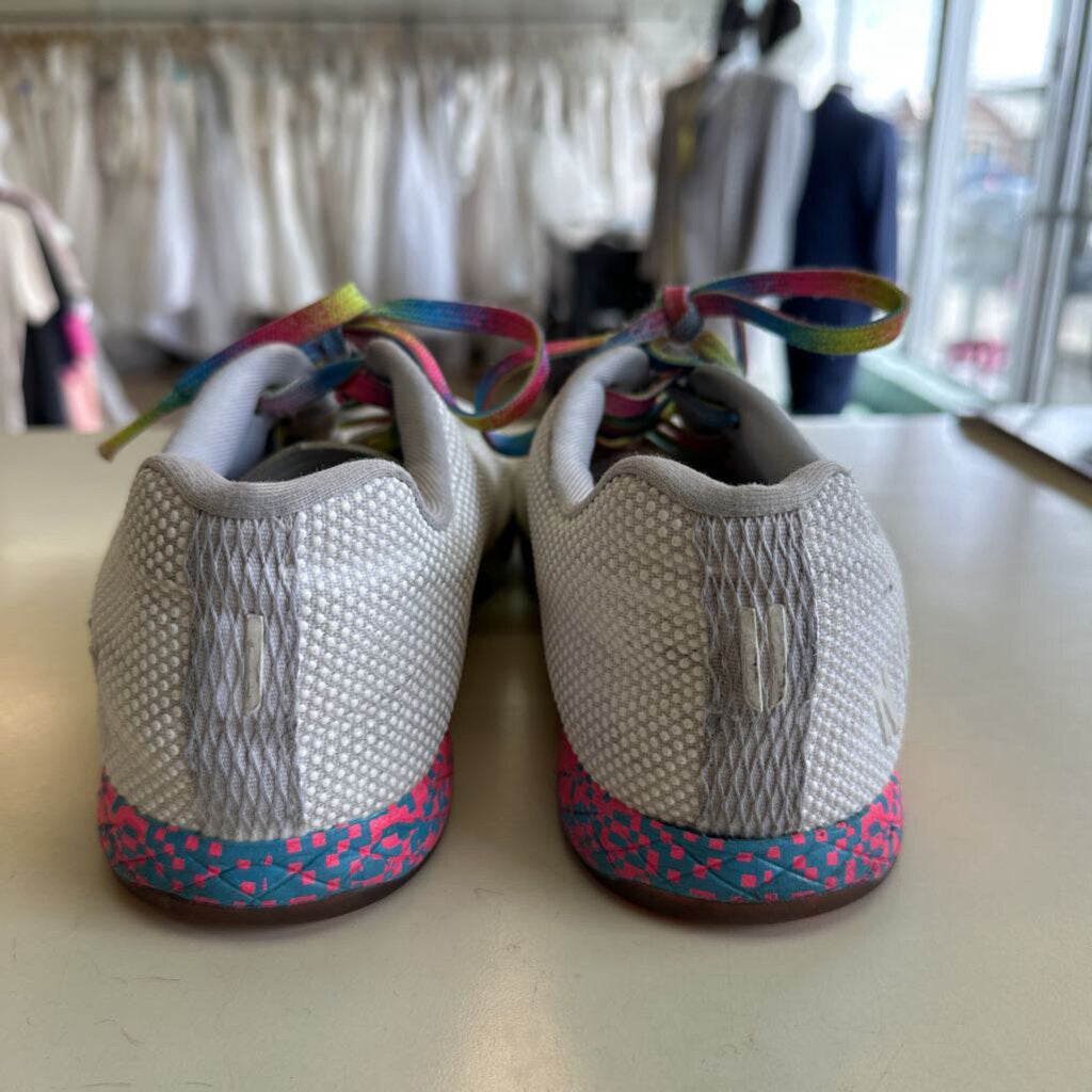 No Bull White/ Multi Neon Super Fabric Sneakers 10