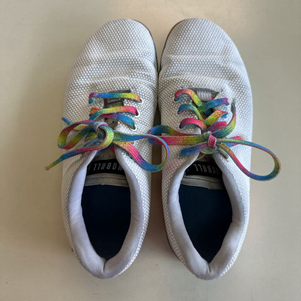 No Bull White/ Multi Neon Super Fabric Sneakers 10