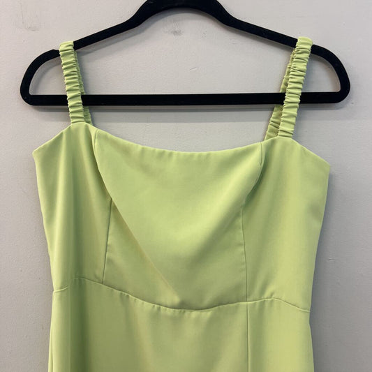 Amanda Uprichard Green Mileena Midi Dress Large