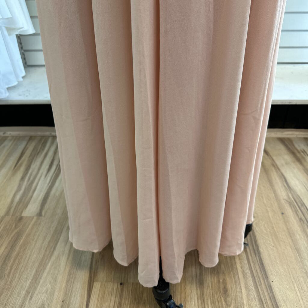 Lulus V-Neck Chiffon Bridesmaid Dress Large