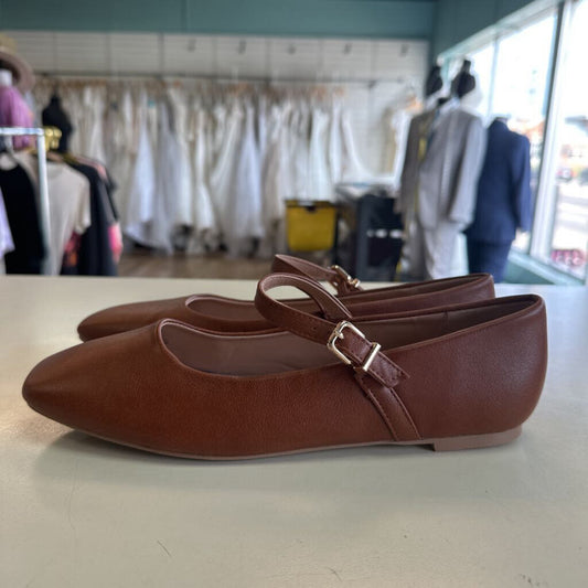NY&Co Brown Page Maryjane Flats 10