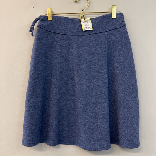 Talbots Blue Ruched Side Skirt Small