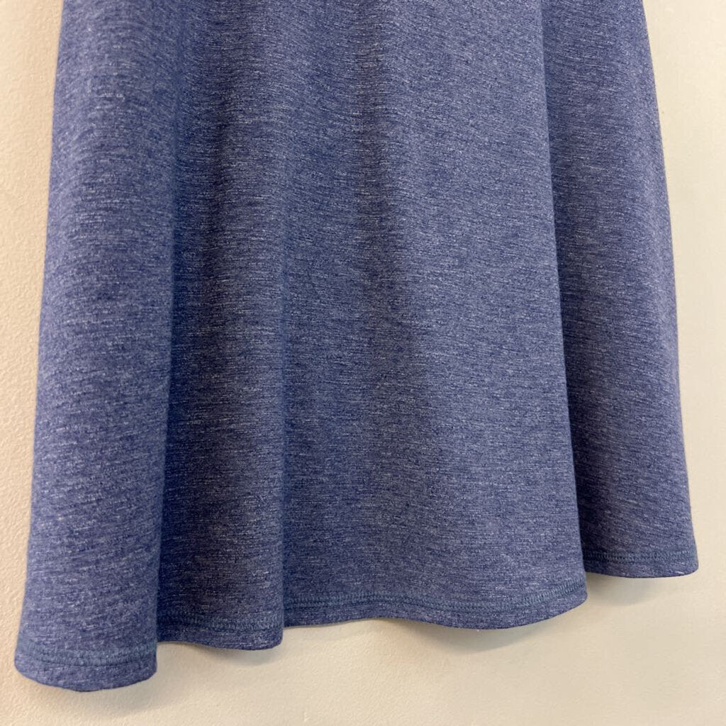 Talbots Blue Ruched Side Skirt Small