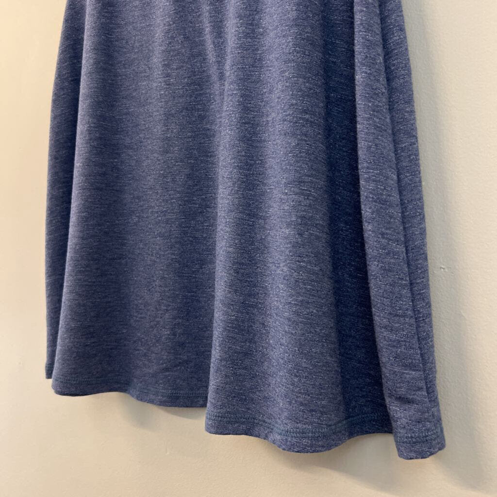 Talbots Blue Ruched Side Skirt Small