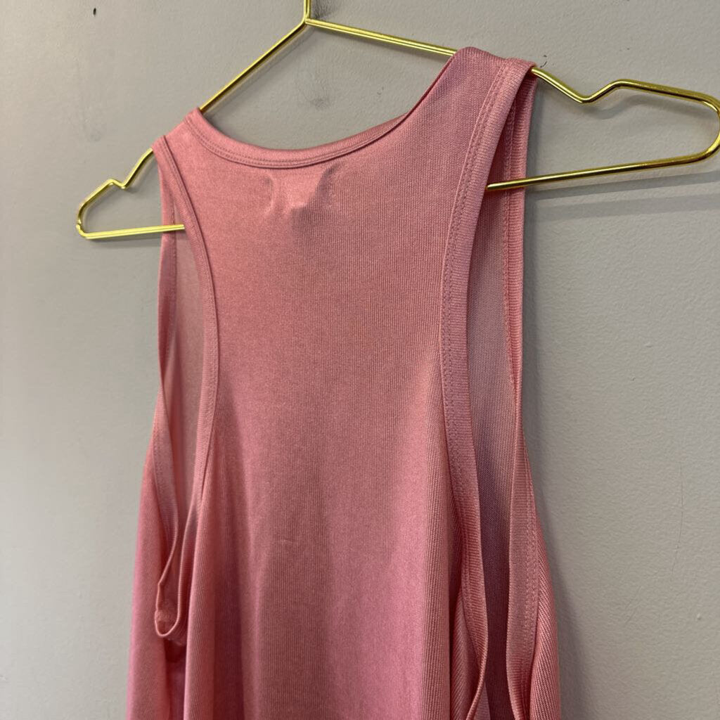 Porridge Pink Sheen Tank Top Medium