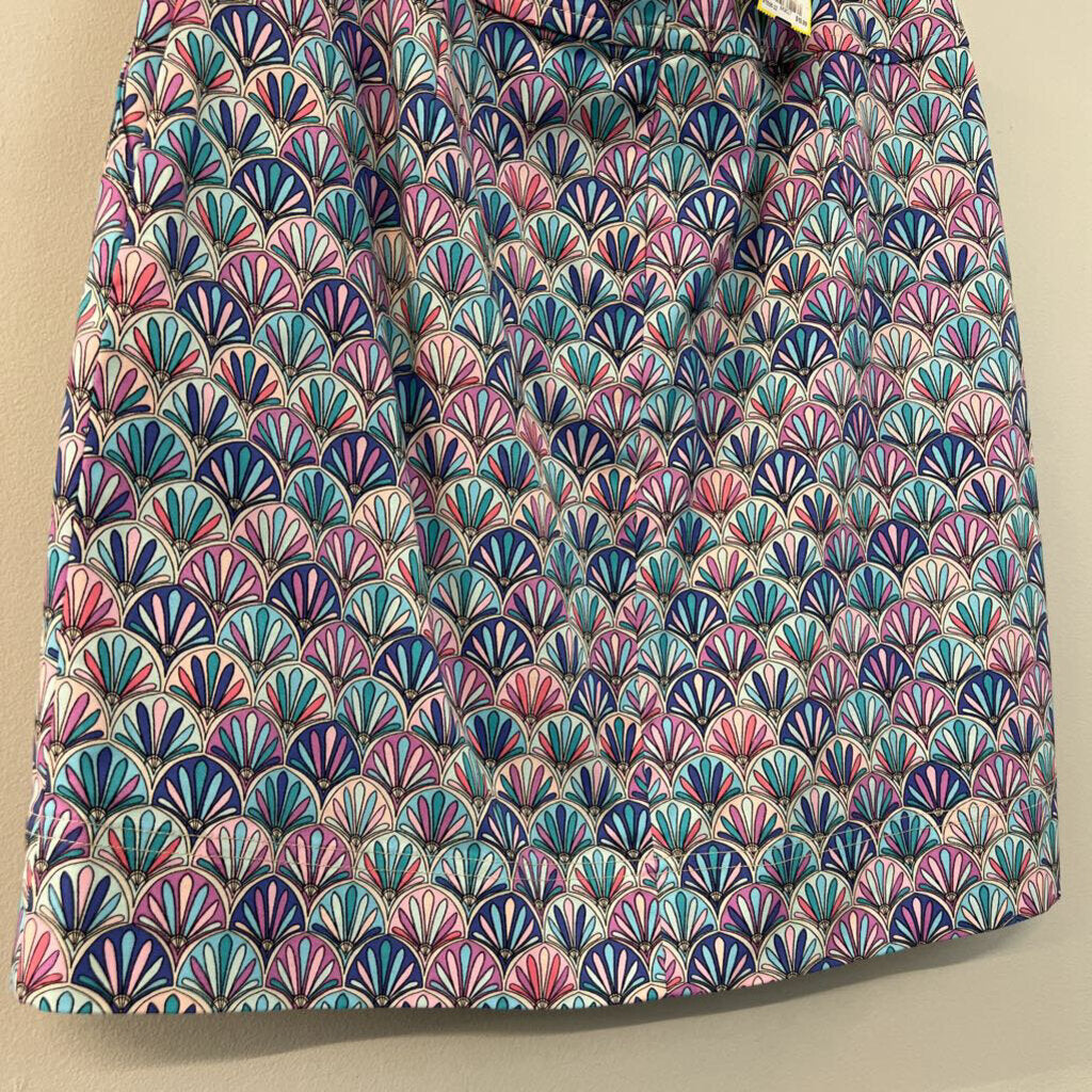 Talbots Blue/Pink Printed Multi Skirt 10P