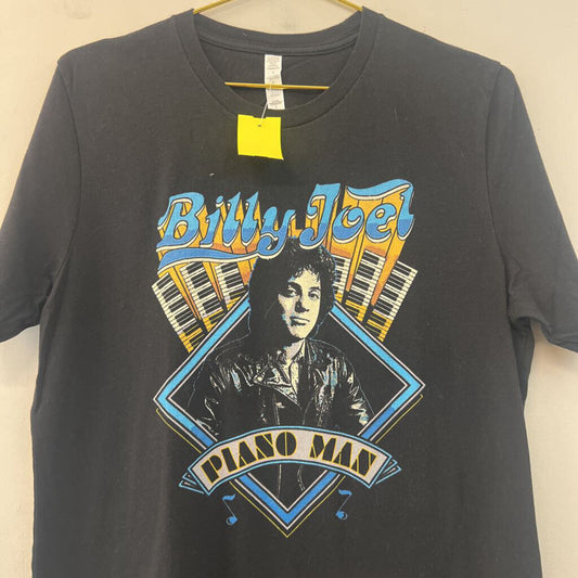Billy Joel Black/ Multi Short Sleeve Graphic Tee Large