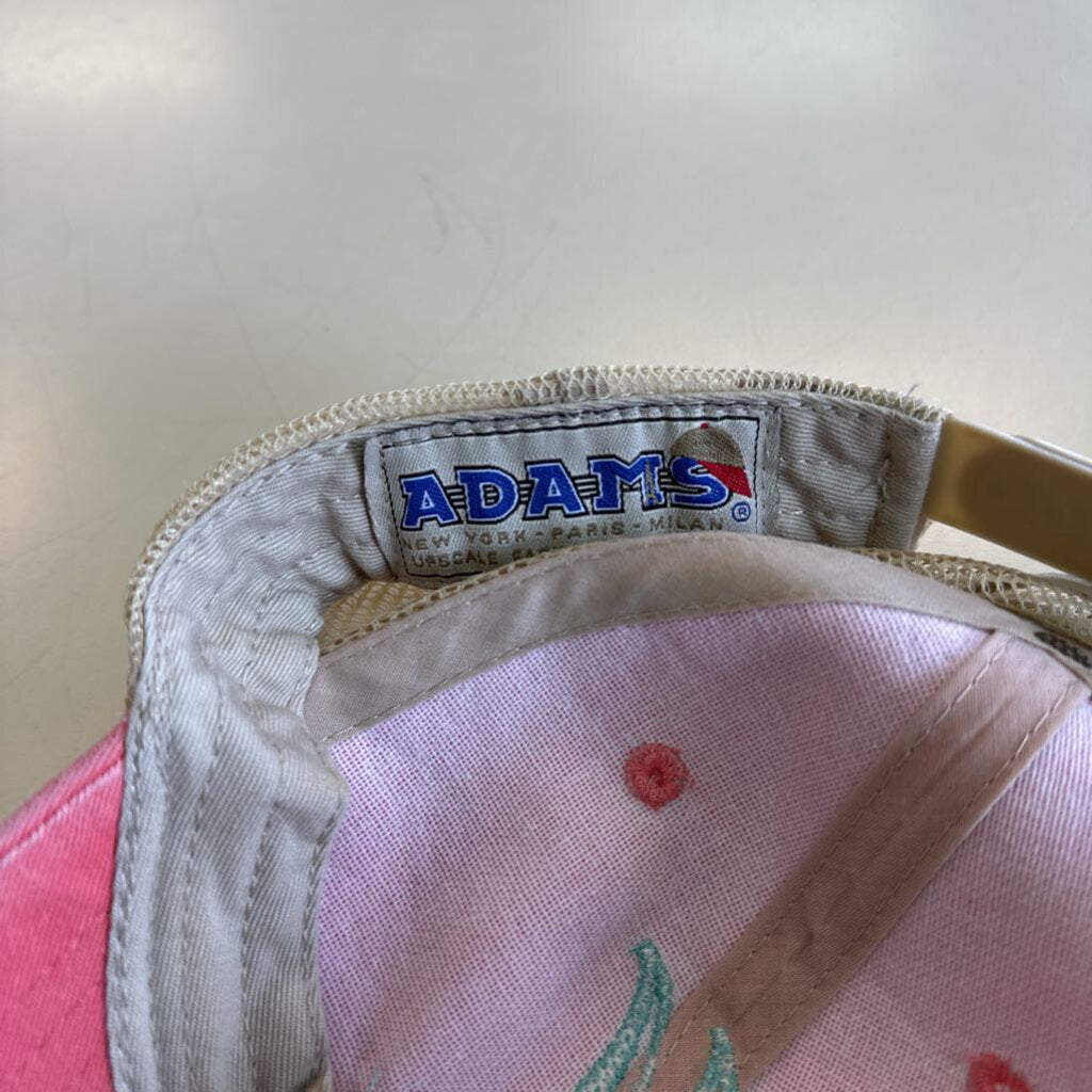 Adams Pink Letter M Baseball Hat