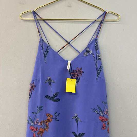 Japna Blue Flower Print Tank Top Medium