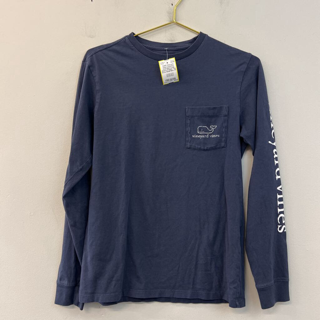 Vineyard Vines Blue Long Sleeve Graphic Tee Extra Small