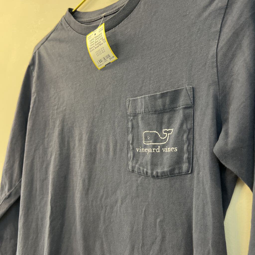 Vineyard Vines Blue Long Sleeve Graphic Tee Extra Small