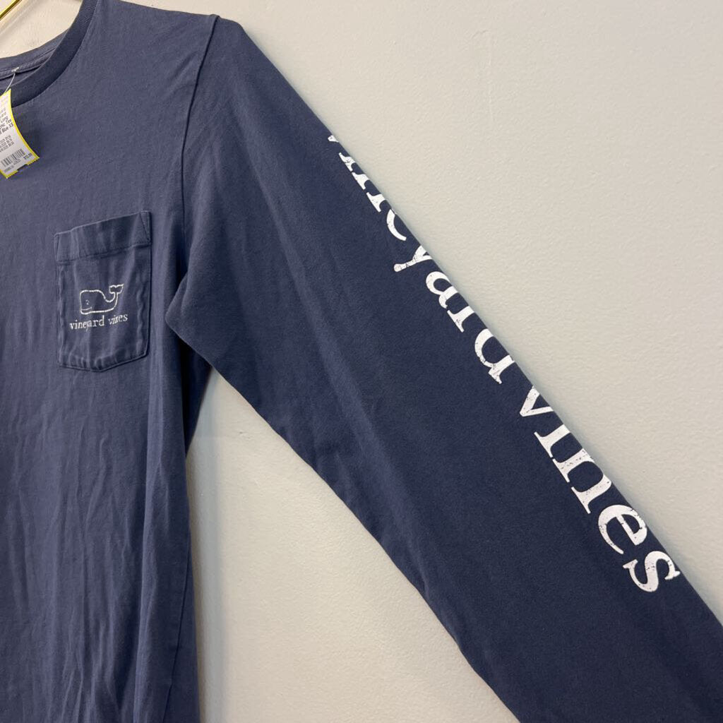 Vineyard Vines Blue Long Sleeve Graphic Tee Extra Small