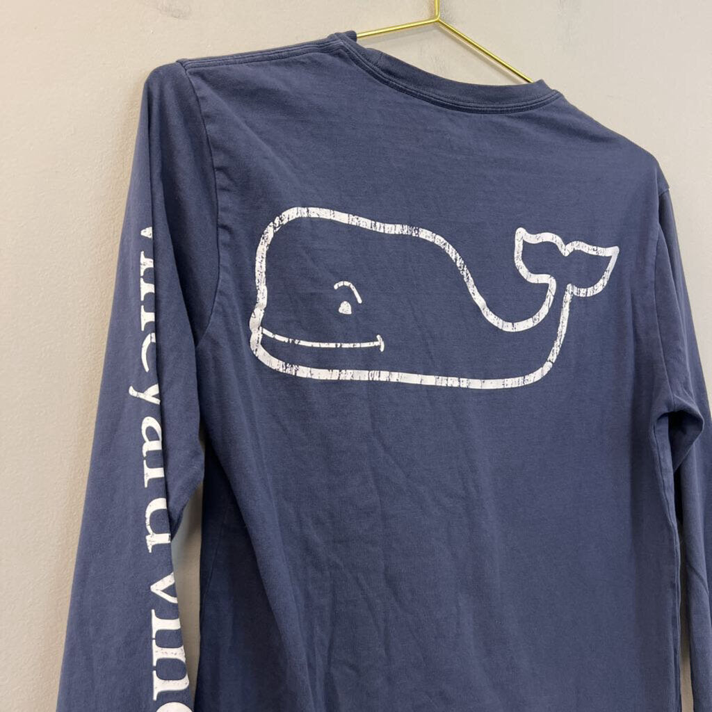 Vineyard Vines Blue Long Sleeve Graphic Tee Extra Small