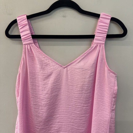Cabi Pink Silky Tank Top Extra Small