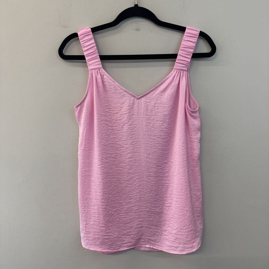 Cabi Pink Silky Tank Top Extra Small