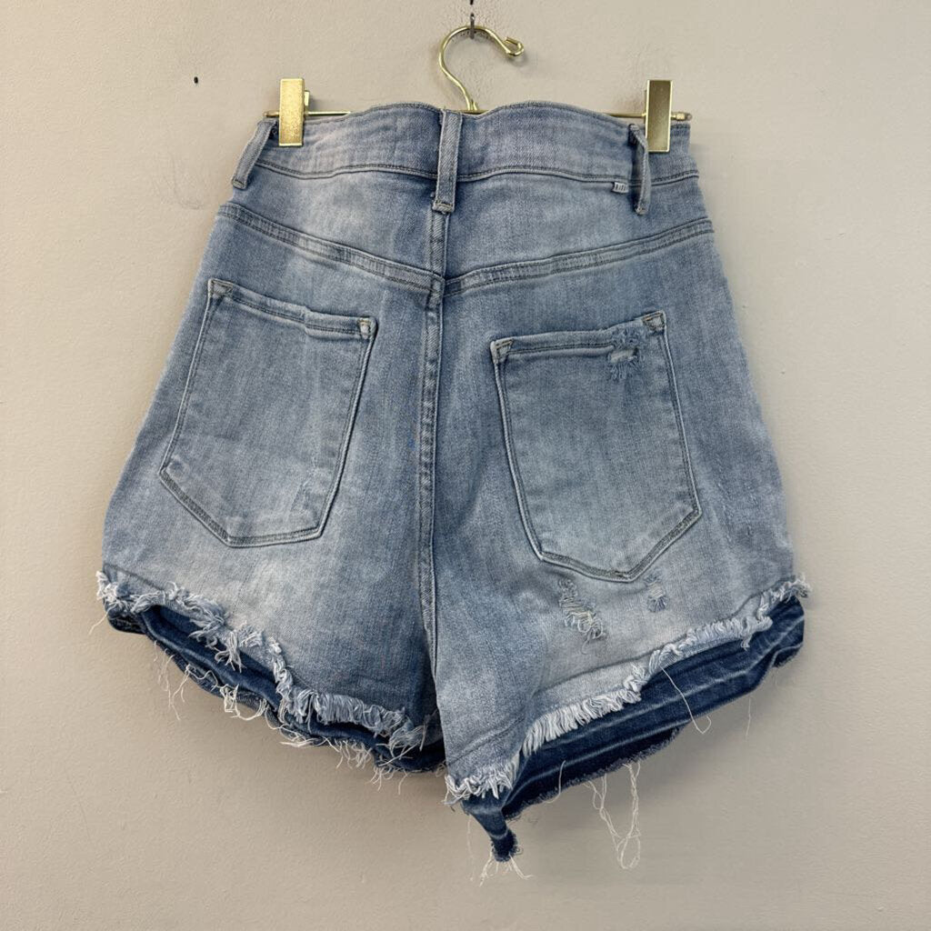 Risen Distressed Denim Shorts 1XL