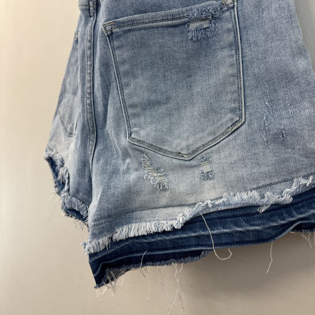 Risen Distressed Denim Shorts 1XL