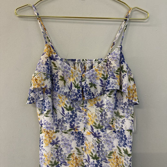Cynthia Steffe White/ Multi Flower Print Maxi Dress 2