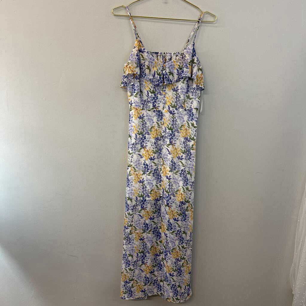 Cynthia Steffe White/ Multi Flower Print Maxi Dress 2