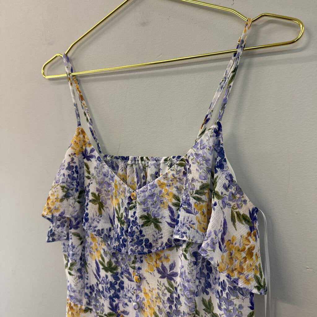Cynthia Steffe White/ Multi Flower Print Maxi Dress 2